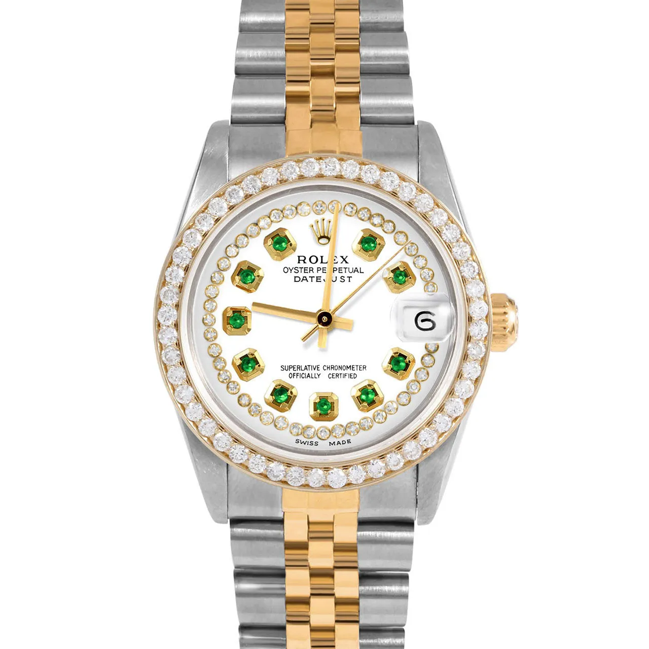 Rolex Datejust 31mm | 68273-WHT-STRE-BDS-JBL