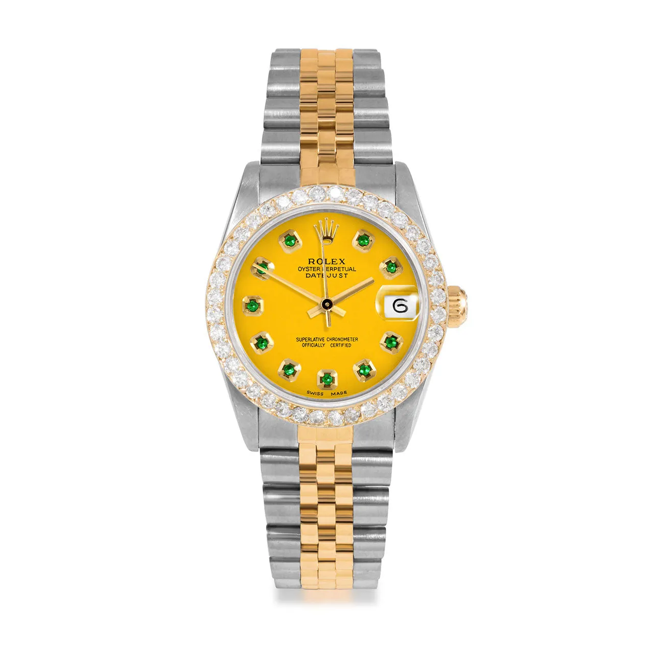 Rolex Datejust 31mm | 68273-YLW-EMD-AM-2CT-JBL