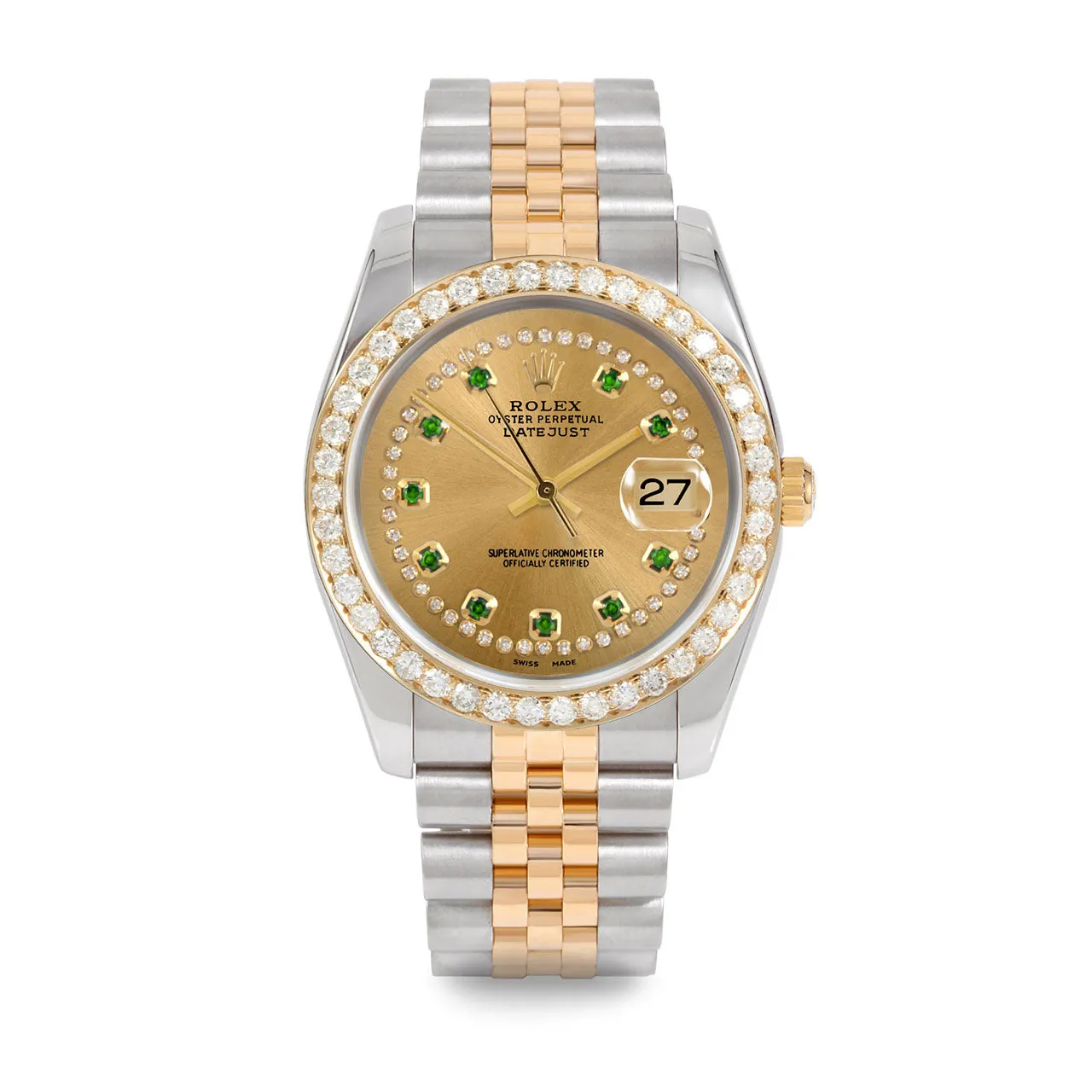 Rolex Datejust 36mm | 116233-CHM-STRE-25CT-JBL