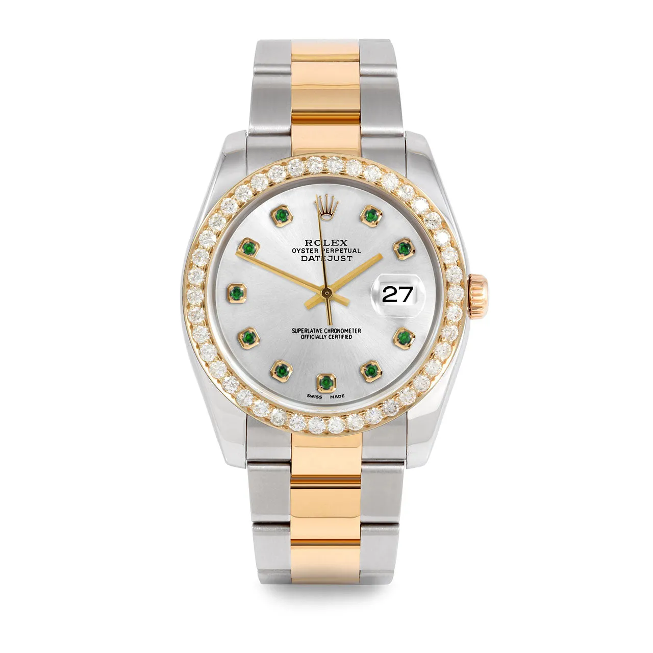 Rolex Datejust 36mm | 116233-SLV-EMD-AM-25CT-OYS
