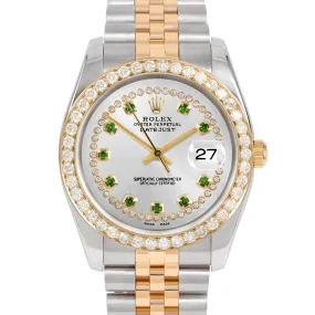 Rolex Datejust 36mm | 116233-SLV-STRE-25CT-JBL