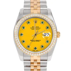 Rolex Datejust 36mm | 116233-YLW-EMD-AM-BDS-JBL