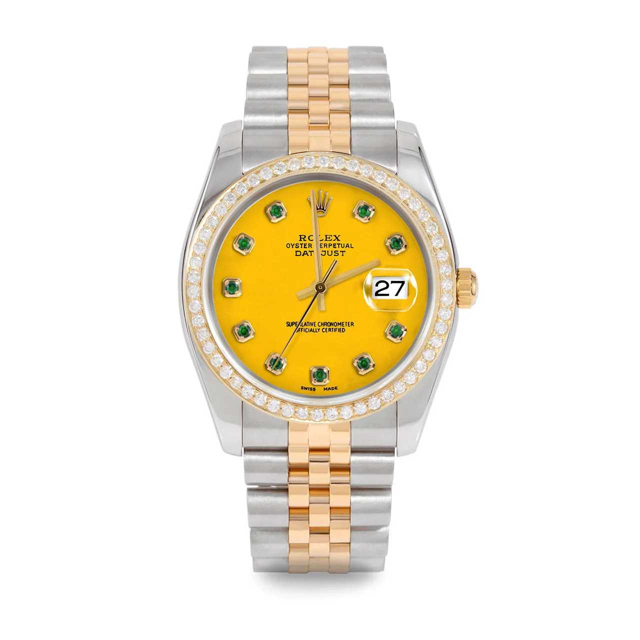 Rolex Datejust 36mm | 116233-YLW-EMD-AM-BDS-JBL