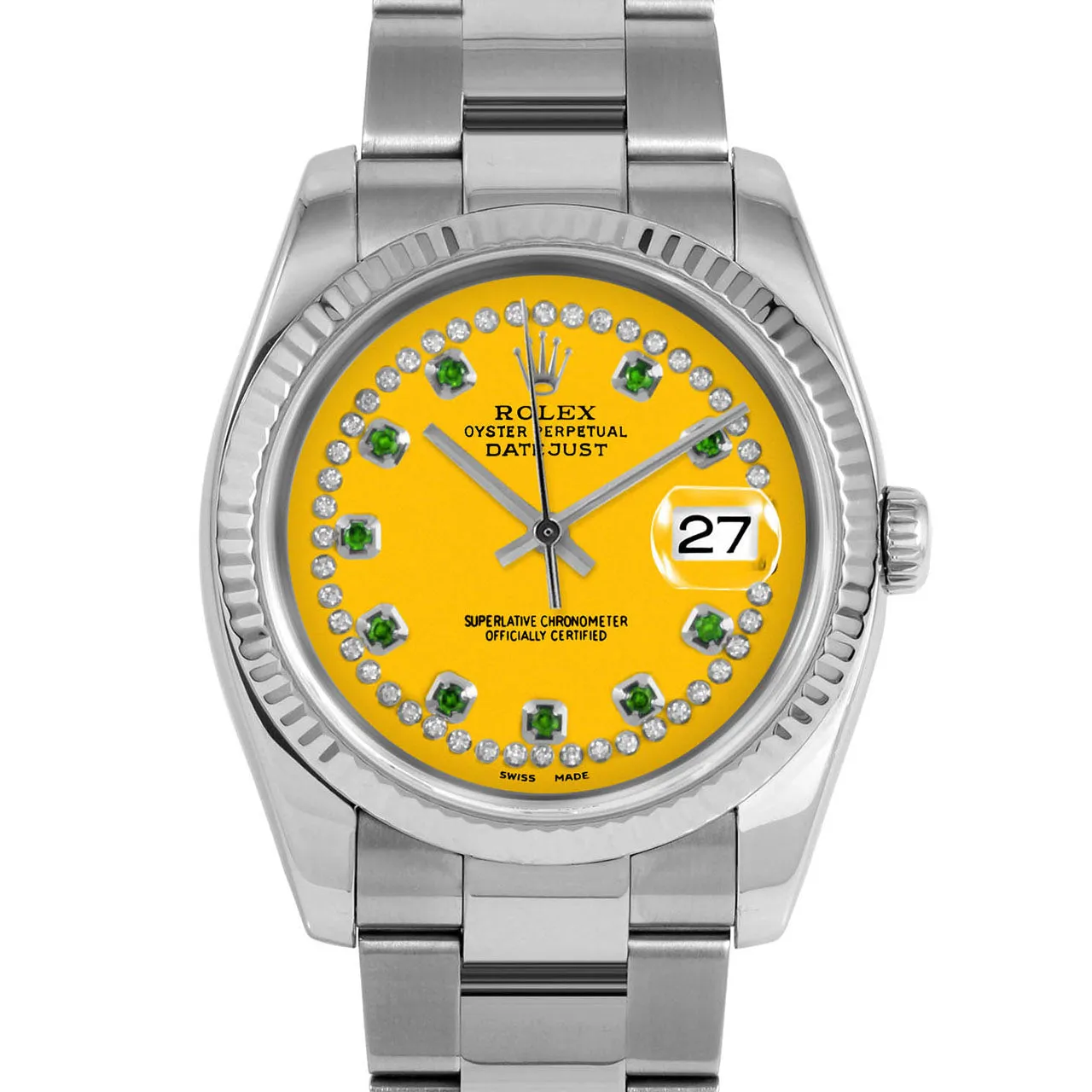Rolex Datejust 36mm | 116234-YLW-STRE-FLT-OYS