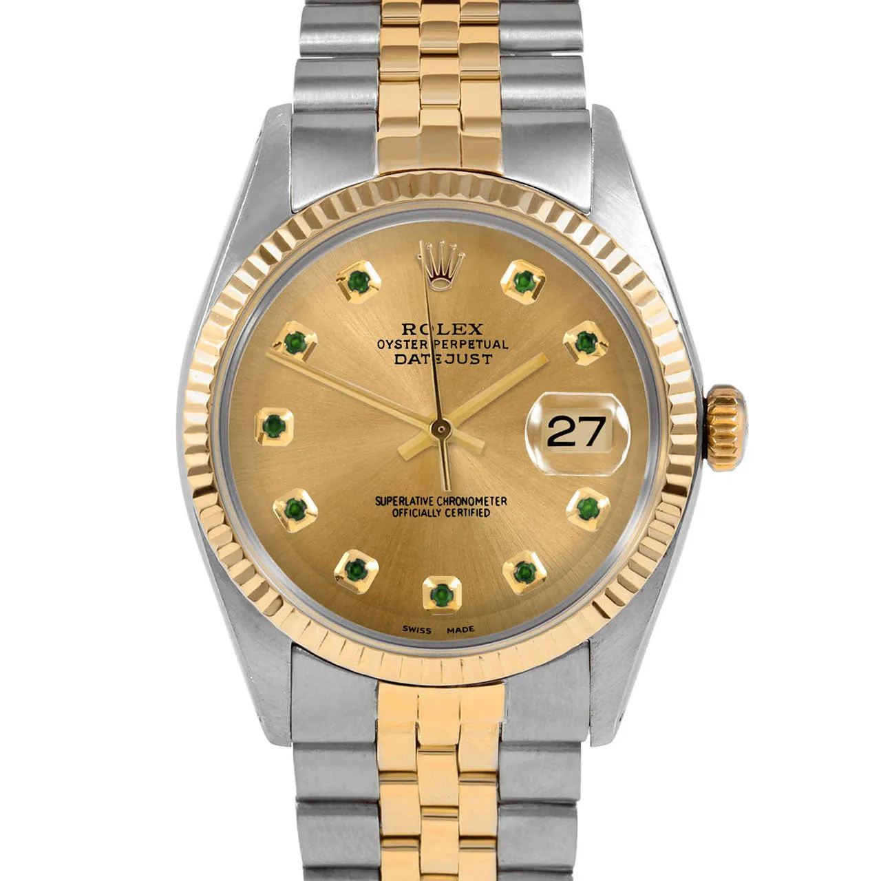 Rolex Datejust 36mm | 1601-TT-CHM-EMD-AM-FLT-JBL