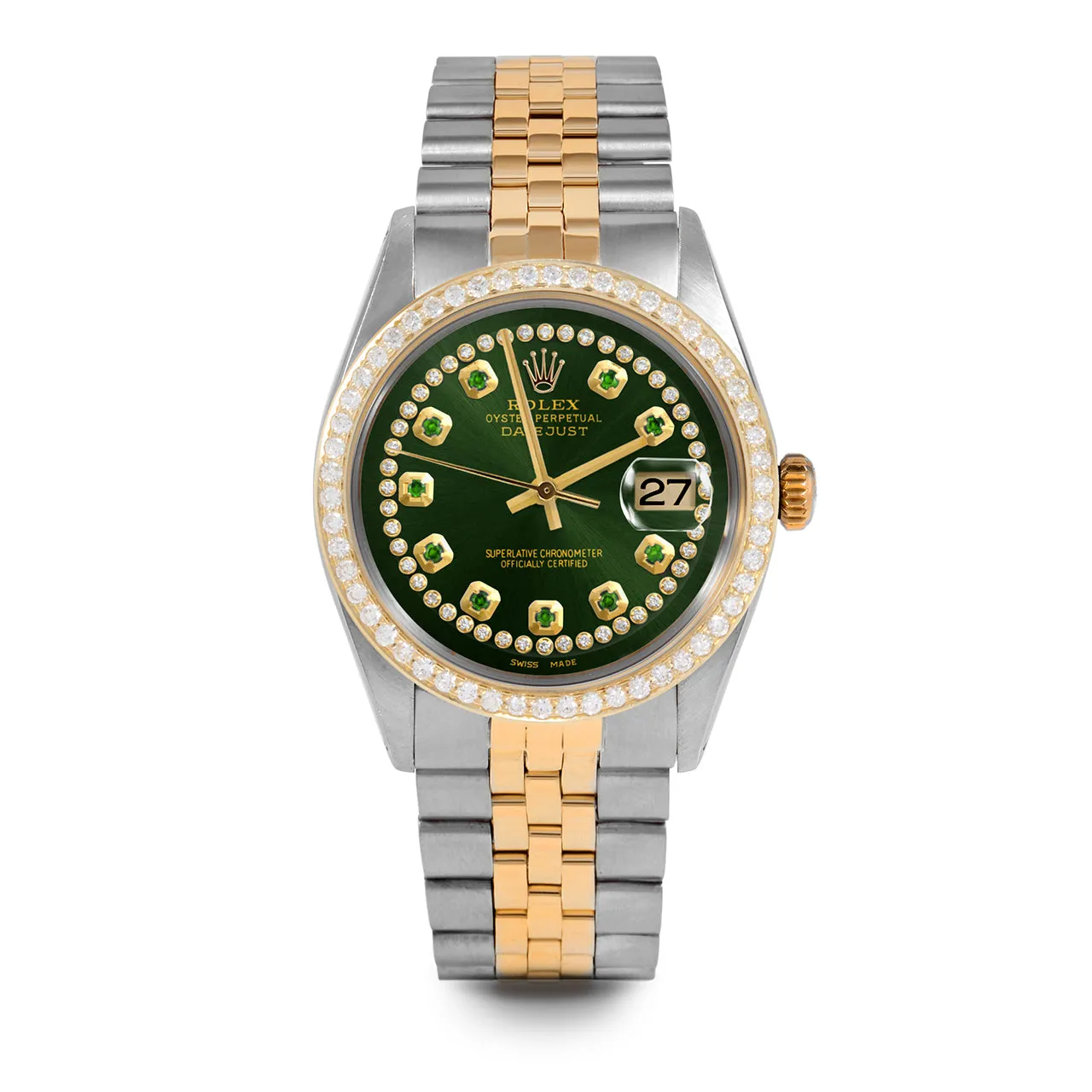 Rolex Datejust 36mm | 1601-TT-GRN-STRE-BDS-JBL
