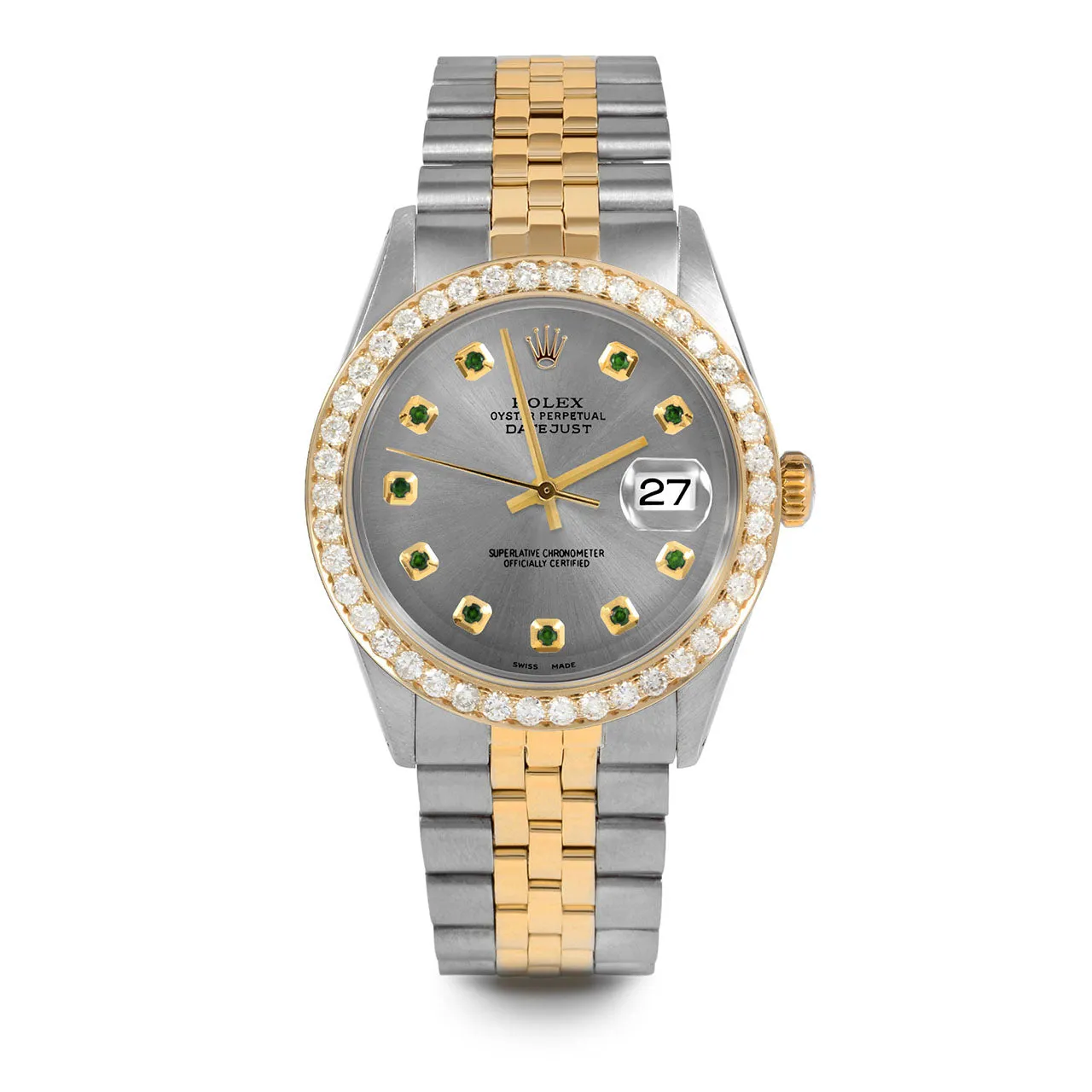 Rolex Datejust 36mm | 1601-TT-SLT-EMD-AM-25CT-JBL