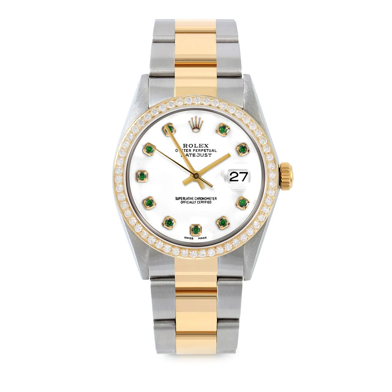 Rolex Datejust 36mm | 16013-WHT-EMD-AM-BDS-OYS