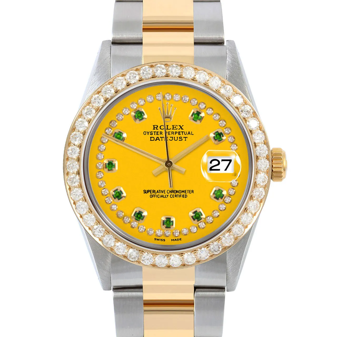 Rolex Datejust 36mm | 16013-YLW-STRE-25CT-OYS