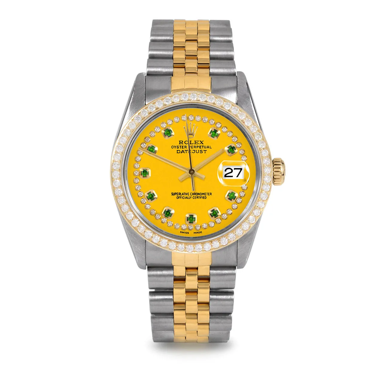 Rolex Datejust 36mm | 16013-YLW-STRE-BDS-JBL