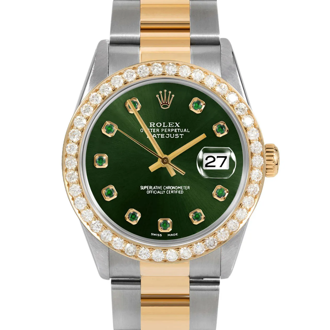 Rolex Datejust 36mm | 16233-GRN-EMD-AM-25CT-OYS