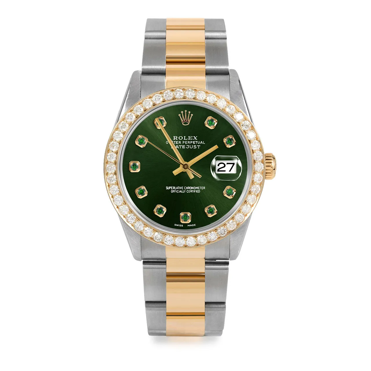 Rolex Datejust 36mm | 16233-GRN-EMD-AM-25CT-OYS