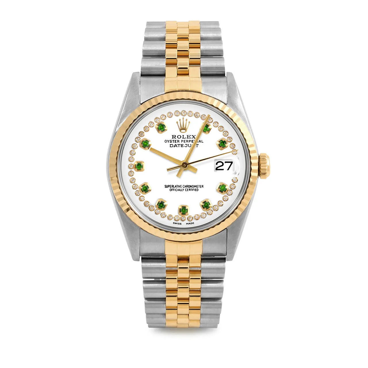 Rolex Datejust 36mm | 16233-WHT-STRE-FLT-JBL