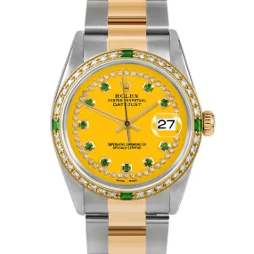 Rolex Datejust 36mm | 16233-YLW-STRE-4EMD-OYS