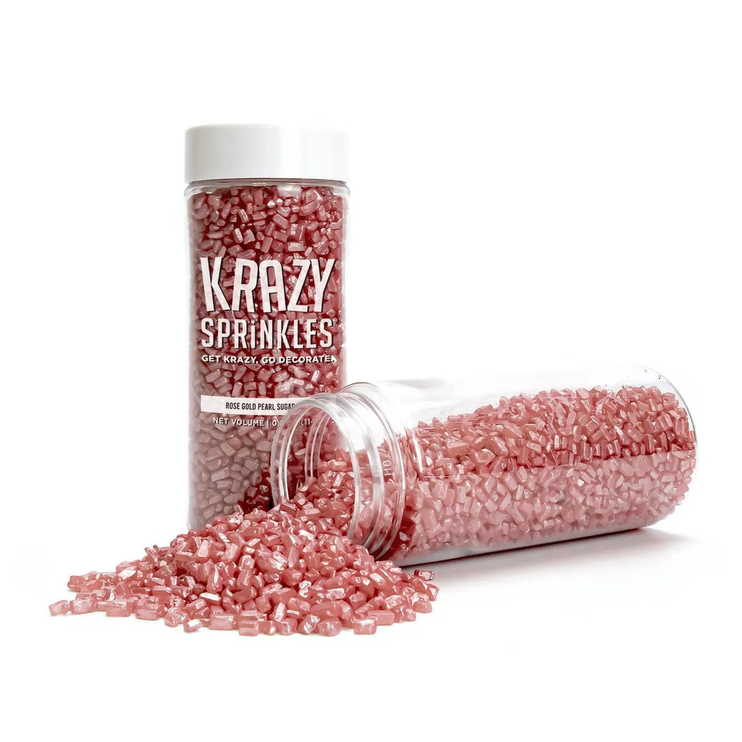 Rose Gold Pearl Sugar Rocks Sprinkles