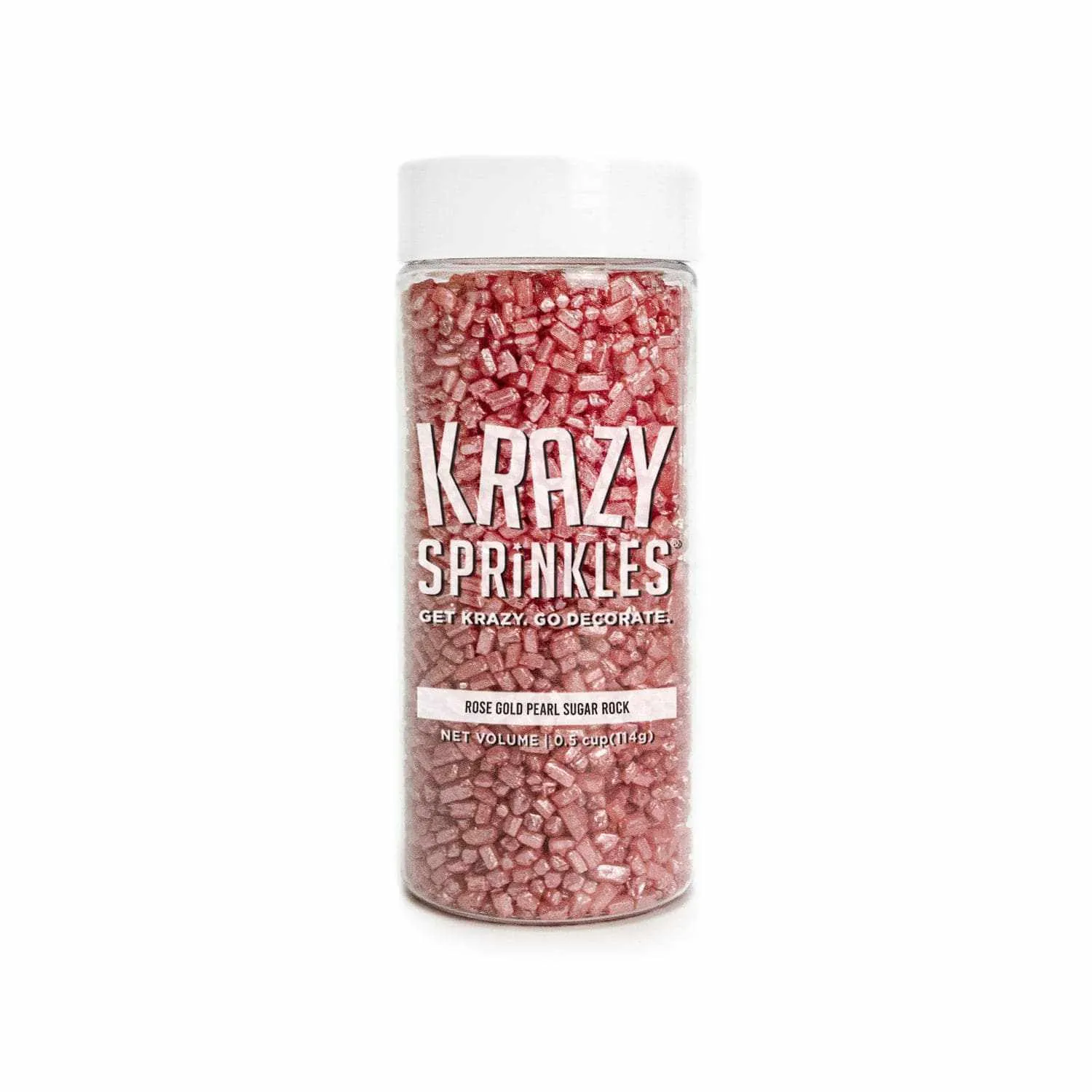 Rose Gold Pearl Sugar Rocks Sprinkles