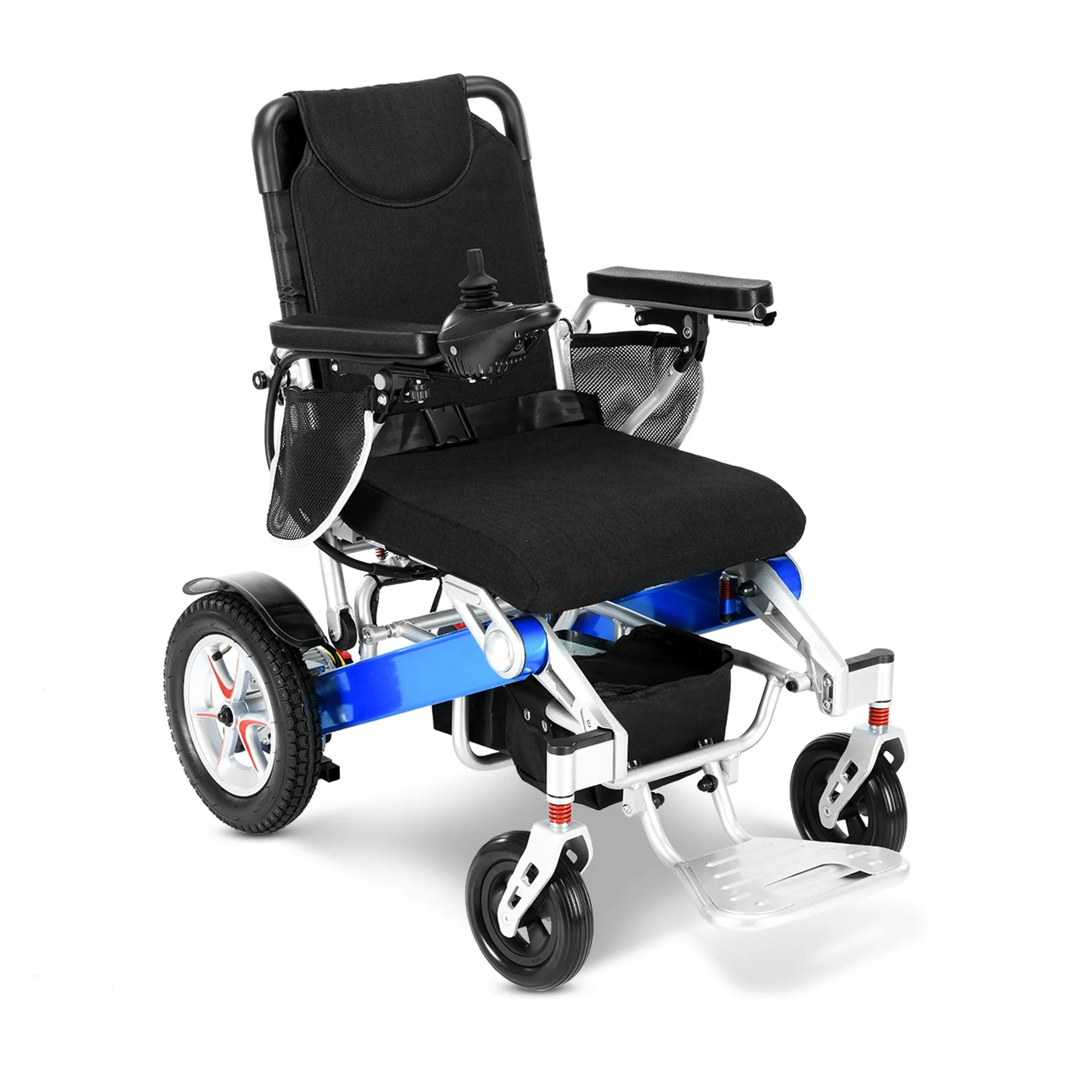 Rubicon DX09 - Deluxe Premium Long-Range Electric Wheelchair: Lightweight, All-Terrain & Indoor Use w/ Joystick Control | Dual Motor Power Wheelchair
