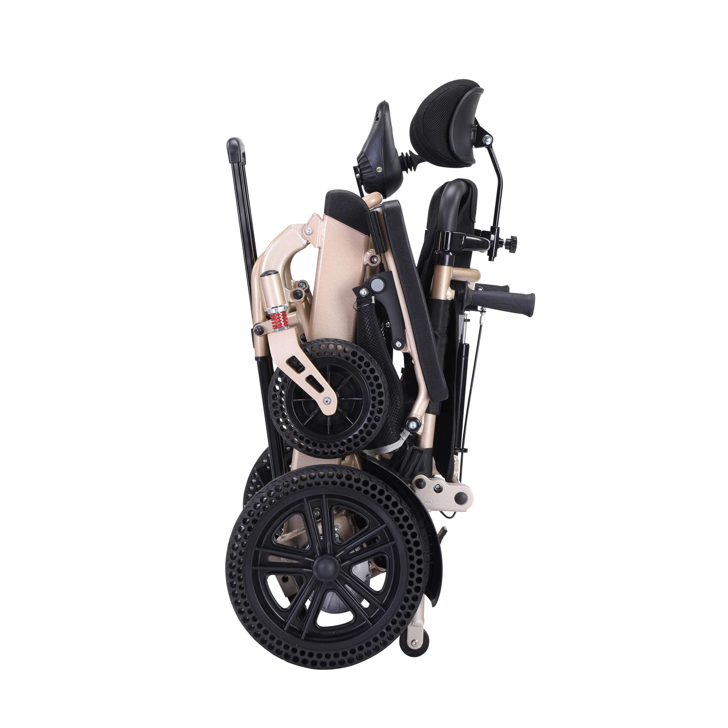 Rubicon DX11 - Reclining Electric Wheelchair with Adjustable Headrest: Foldable, Long Range, All Terrain & Heavy-Duty | Dual Motor Power Wheelchair