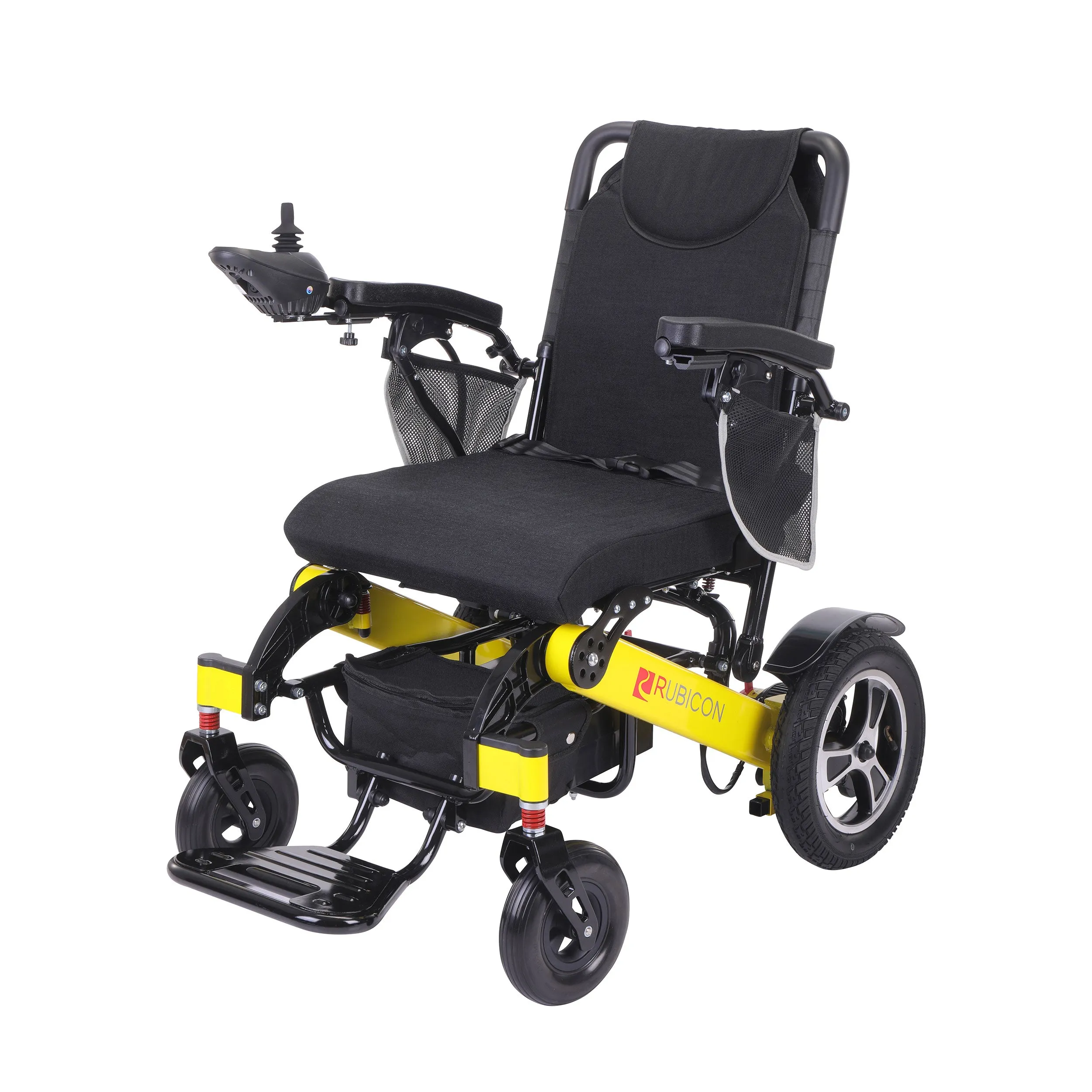 Rubicon DX14 - Longest Range Premium Electric Wheelchair for All-Terrain & Indoor Use | Foldable, Lightweight, Dual Motor Powered for Seniors
