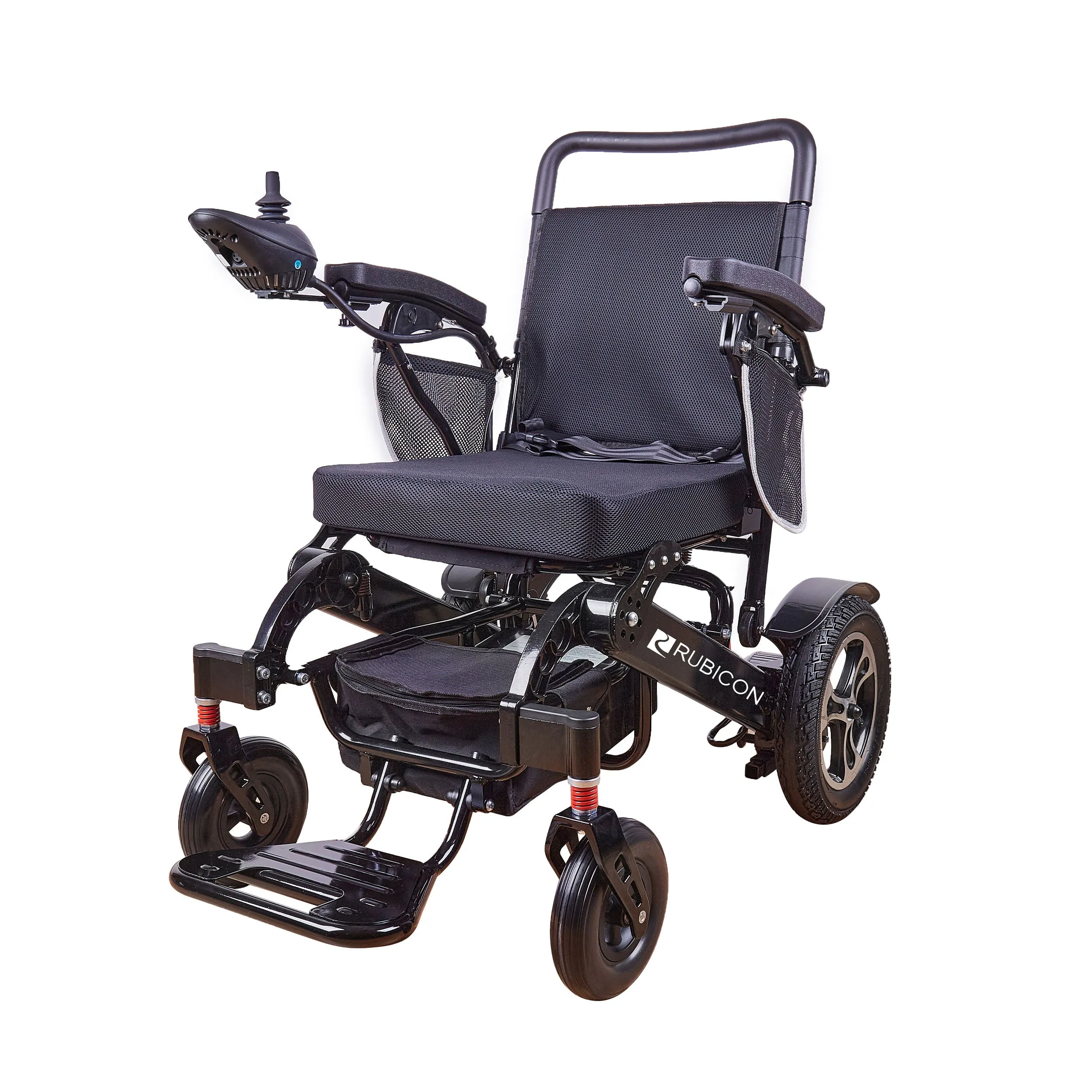 Rubicon DX14 - Longest Range Premium Electric Wheelchair for All-Terrain & Indoor Use | Foldable, Lightweight, Dual Motor Powered for Seniors