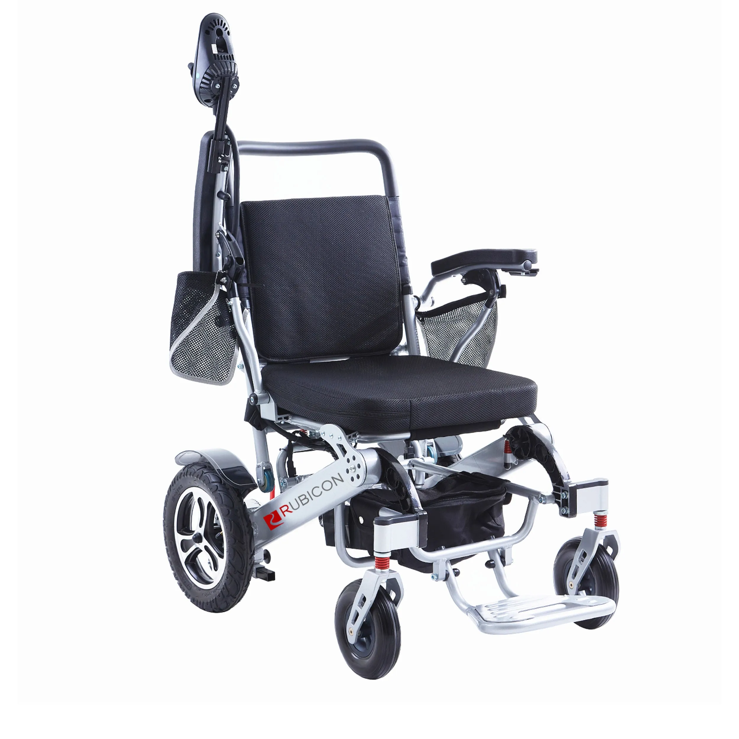 Rubicon DX14 - Longest Range Premium Electric Wheelchair for All-Terrain & Indoor Use | Foldable, Lightweight, Dual Motor Powered for Seniors