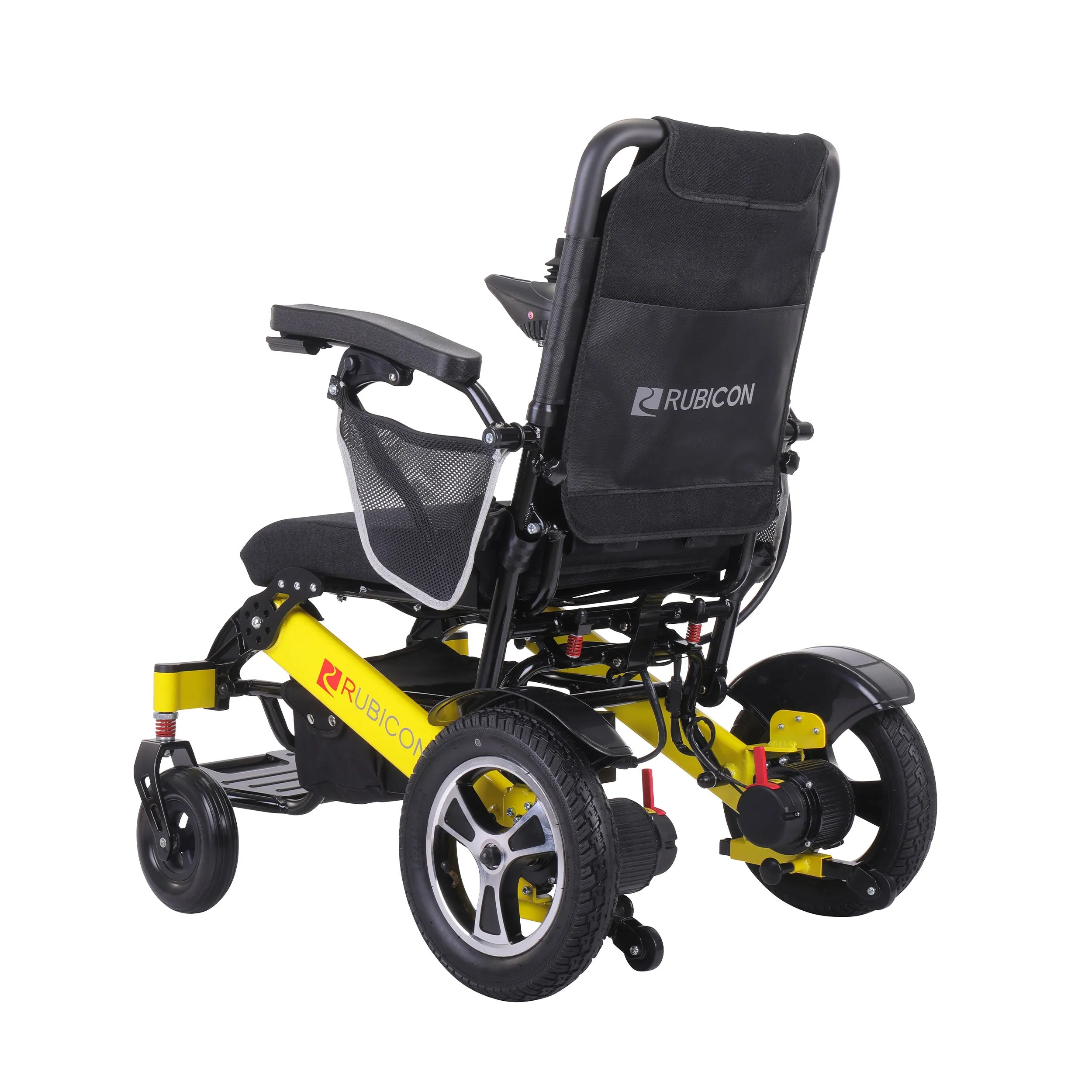 Rubicon DX14 - Longest Range Premium Electric Wheelchair for All-Terrain & Indoor Use | Foldable, Lightweight, Dual Motor Powered for Seniors