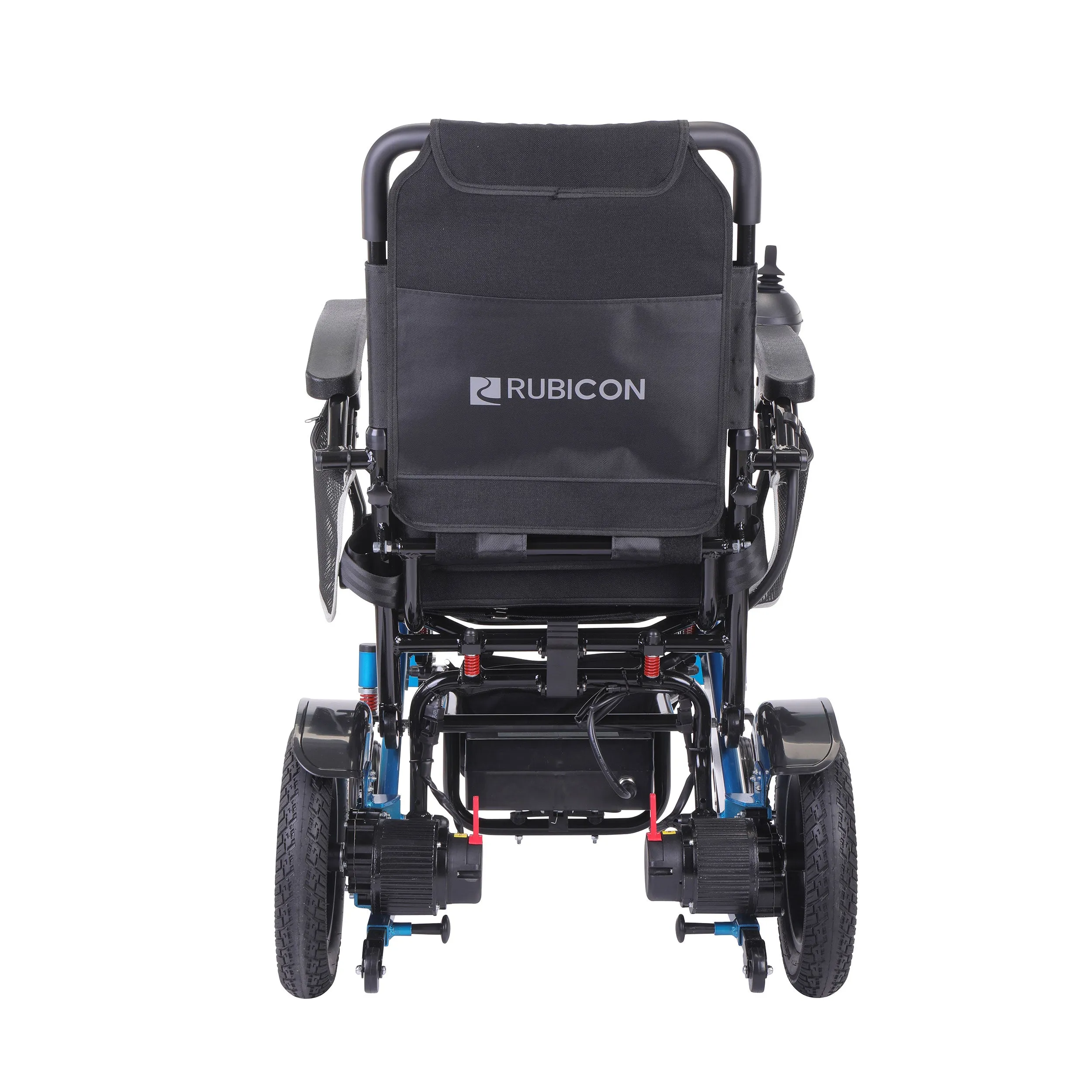 Rubicon DX14 - Longest Range Premium Electric Wheelchair for All-Terrain & Indoor Use | Foldable, Lightweight, Dual Motor Powered for Seniors