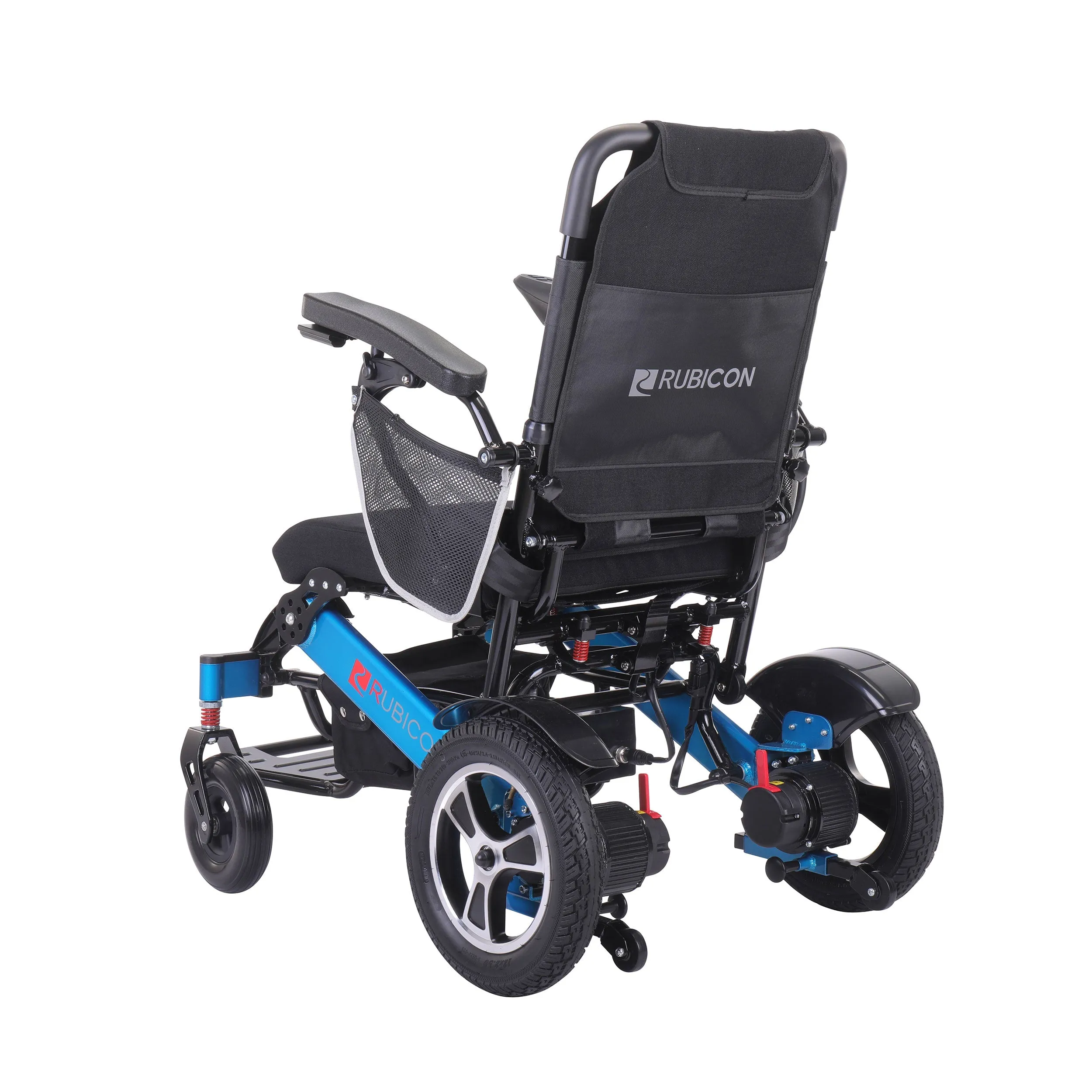 Rubicon DX14 - Longest Range Premium Electric Wheelchair for All-Terrain & Indoor Use | Foldable, Lightweight, Dual Motor Powered for Seniors
