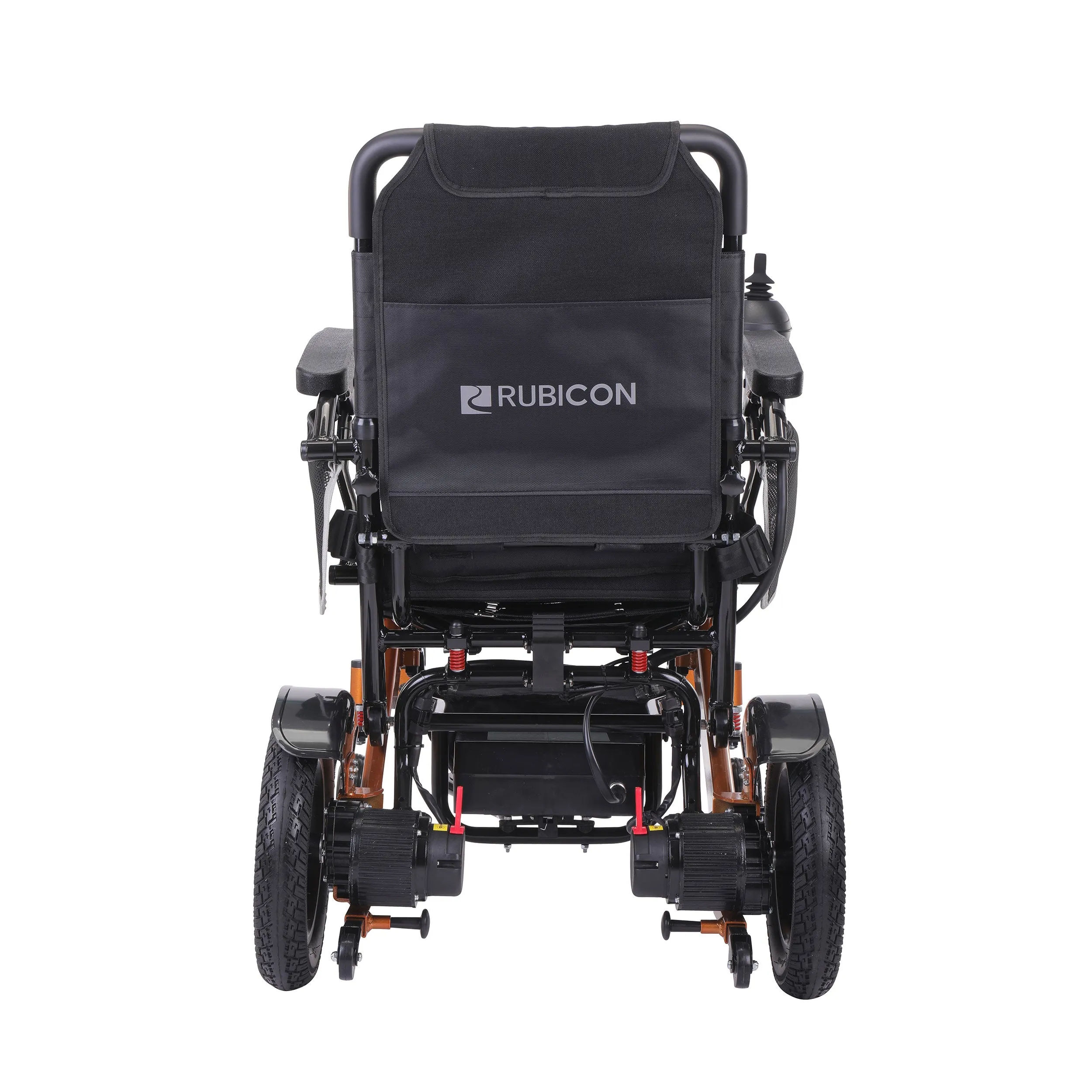 Rubicon DX14 - Longest Range Premium Electric Wheelchair for All-Terrain & Indoor Use | Foldable, Lightweight, Dual Motor Powered for Seniors