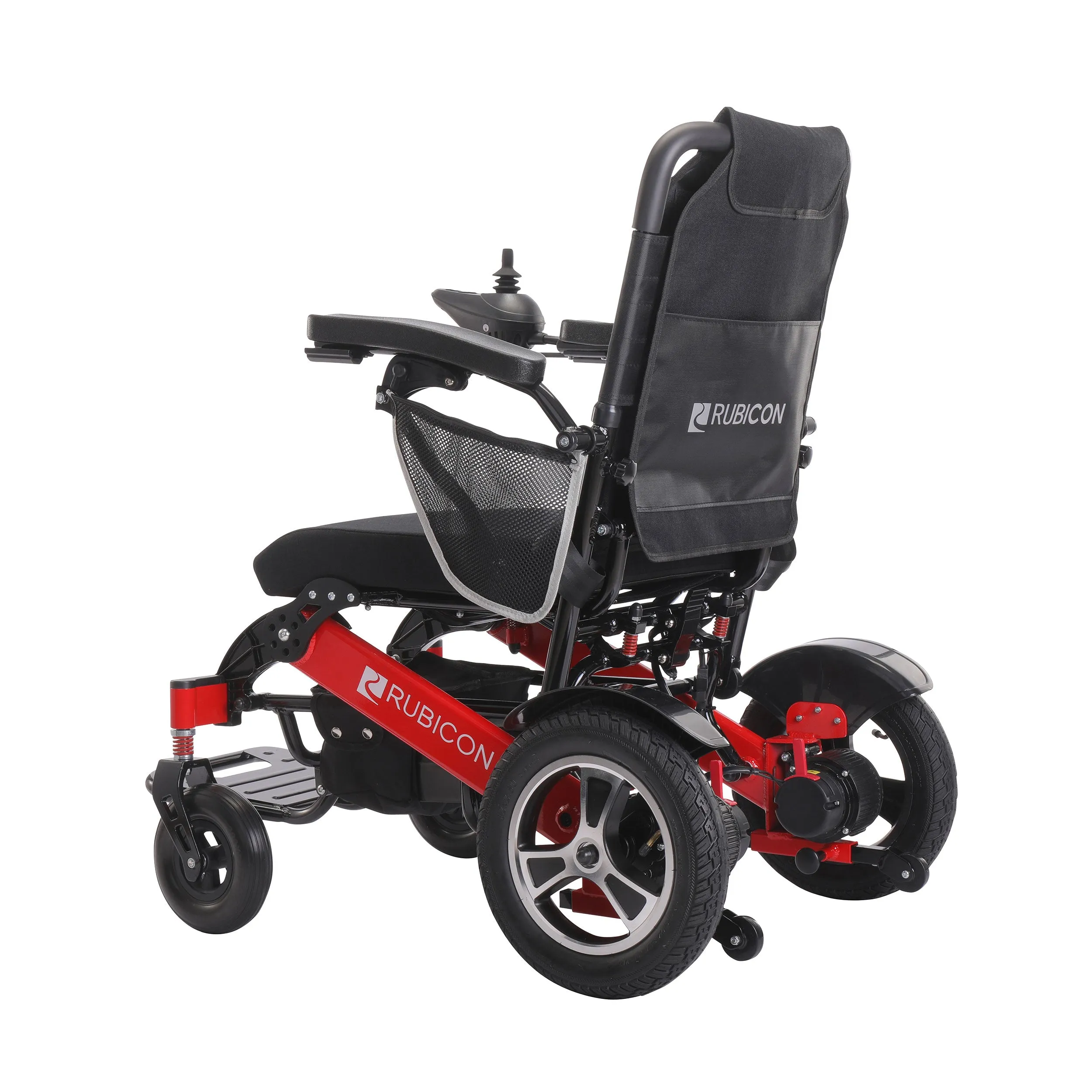 Rubicon DX14 - Longest Range Premium Electric Wheelchair for All-Terrain & Indoor Use | Foldable, Lightweight, Dual Motor Powered for Seniors