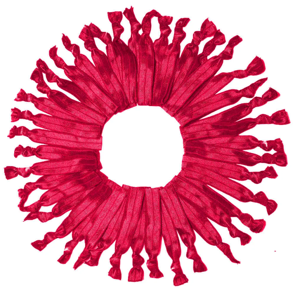 Satin No-dent Ponytail Elastics