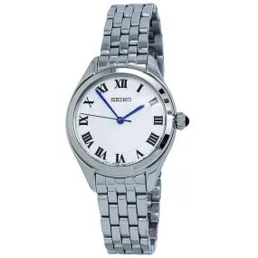 Seiko Classic Quartz White Dial Ladies Watch SUR327