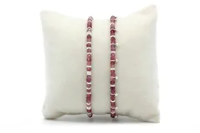 Serenity Pink Tourmaline Bracelet Stack