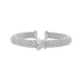 Silver & Diamond Prosecco X Cuff