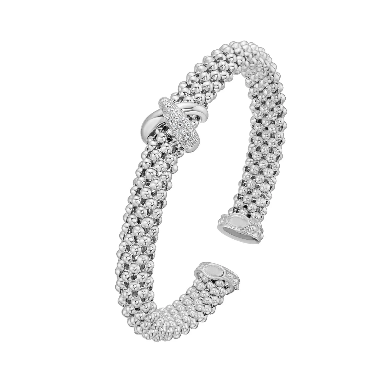 Silver & Diamond Prosecco X Cuff