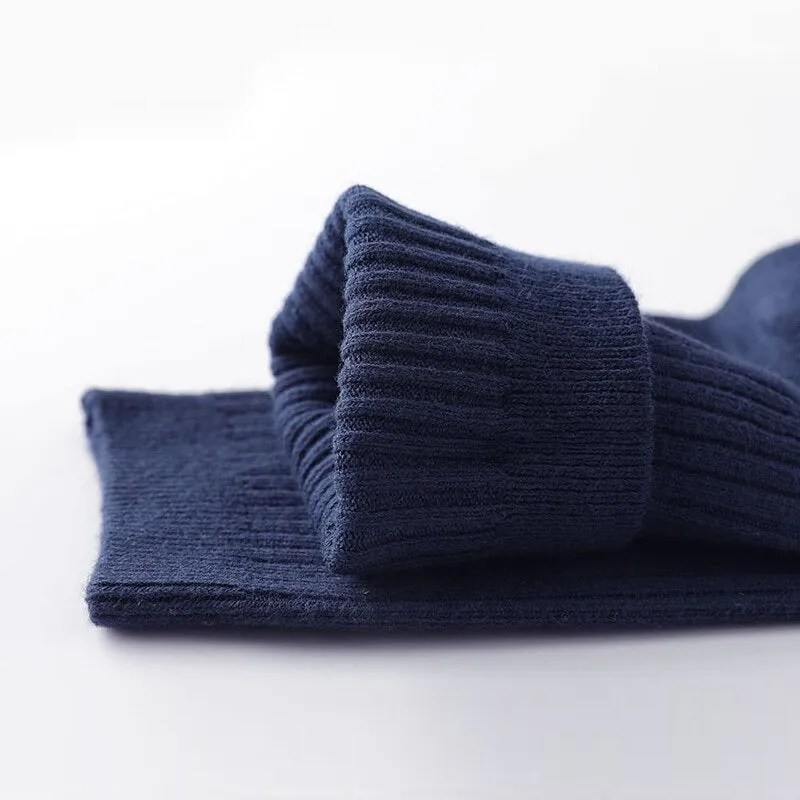 Solid Color Casual Socks