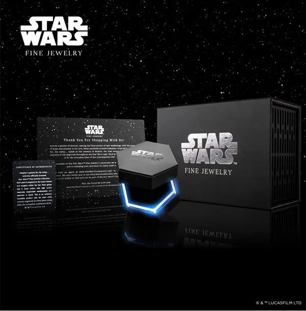 Star Wars™ Fine Jewelry DARK ARMOR WOMEN'S PENDANT 1/2 CT.TW. Black Diamonds and Onyx, Sterling Silver with Black Rhodium