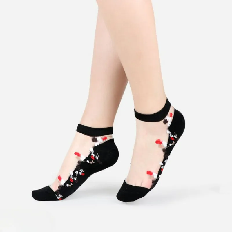 Stretchable Ankle Net Socks
