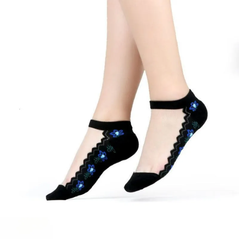 Stretchable Ankle Net Socks