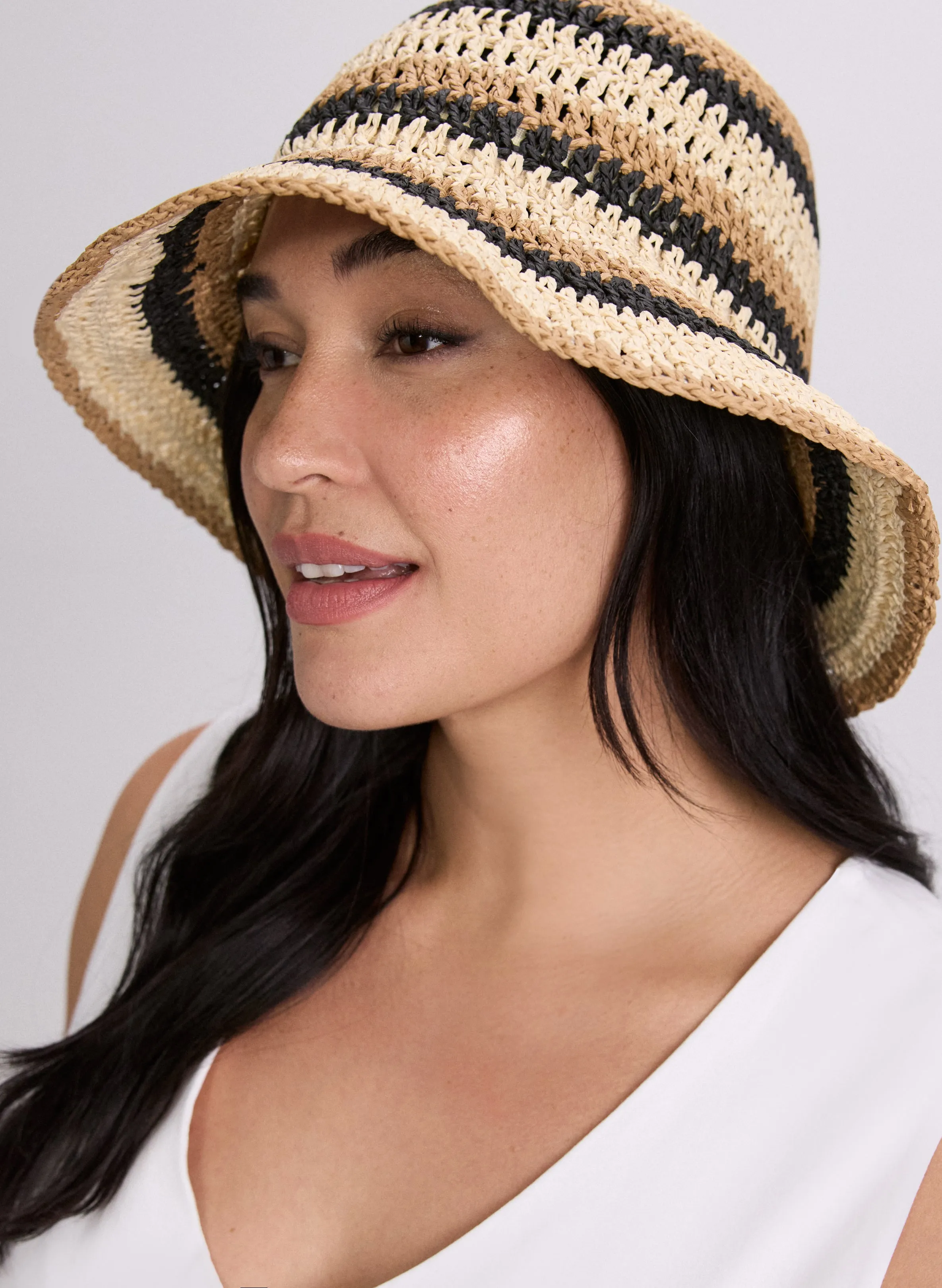 Striped Crochet Hat