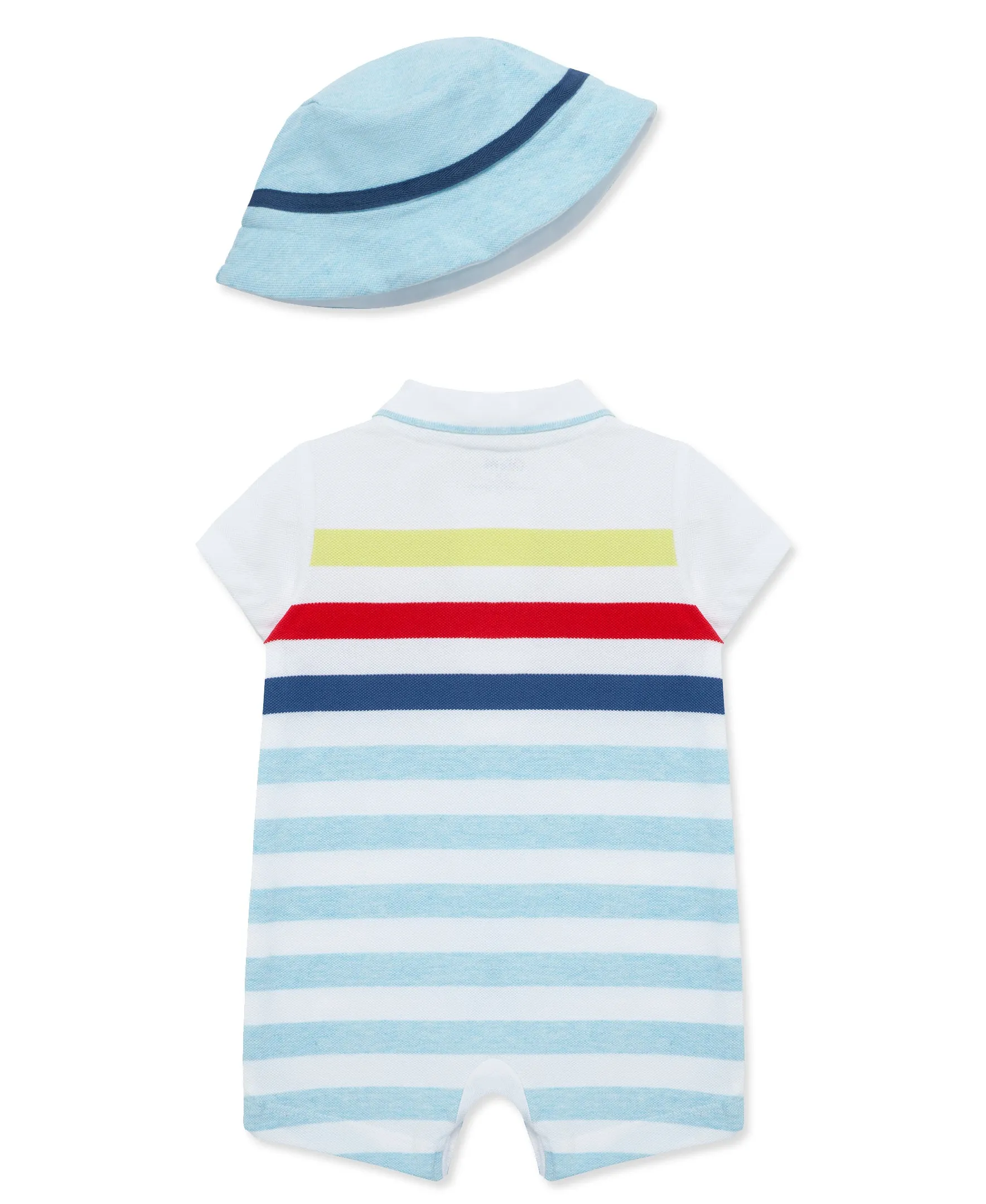 Striped Romper & Hat