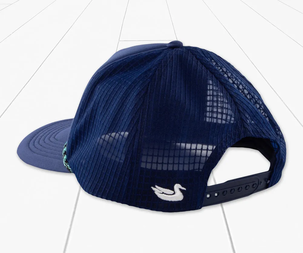 Summer Trucker hat-Branding in Navy by Southern Marsh