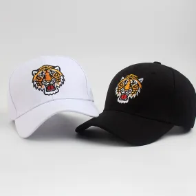 Tiger Embroidery Unisex Oriental Snapback Baseball Cap