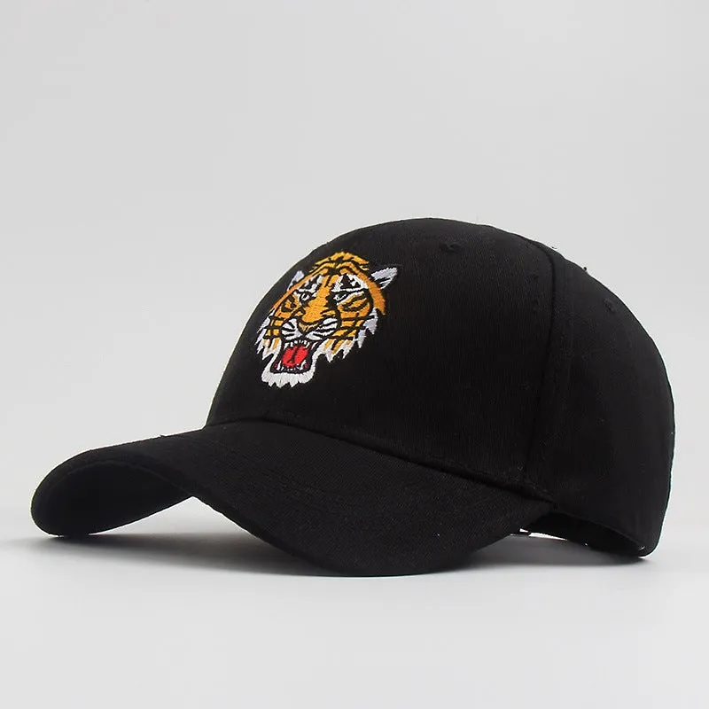 Tiger Embroidery Unisex Oriental Snapback Baseball Cap