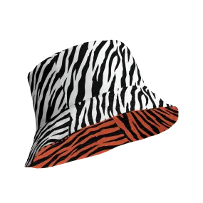 Tiger Striped Reversible Bucket Hat