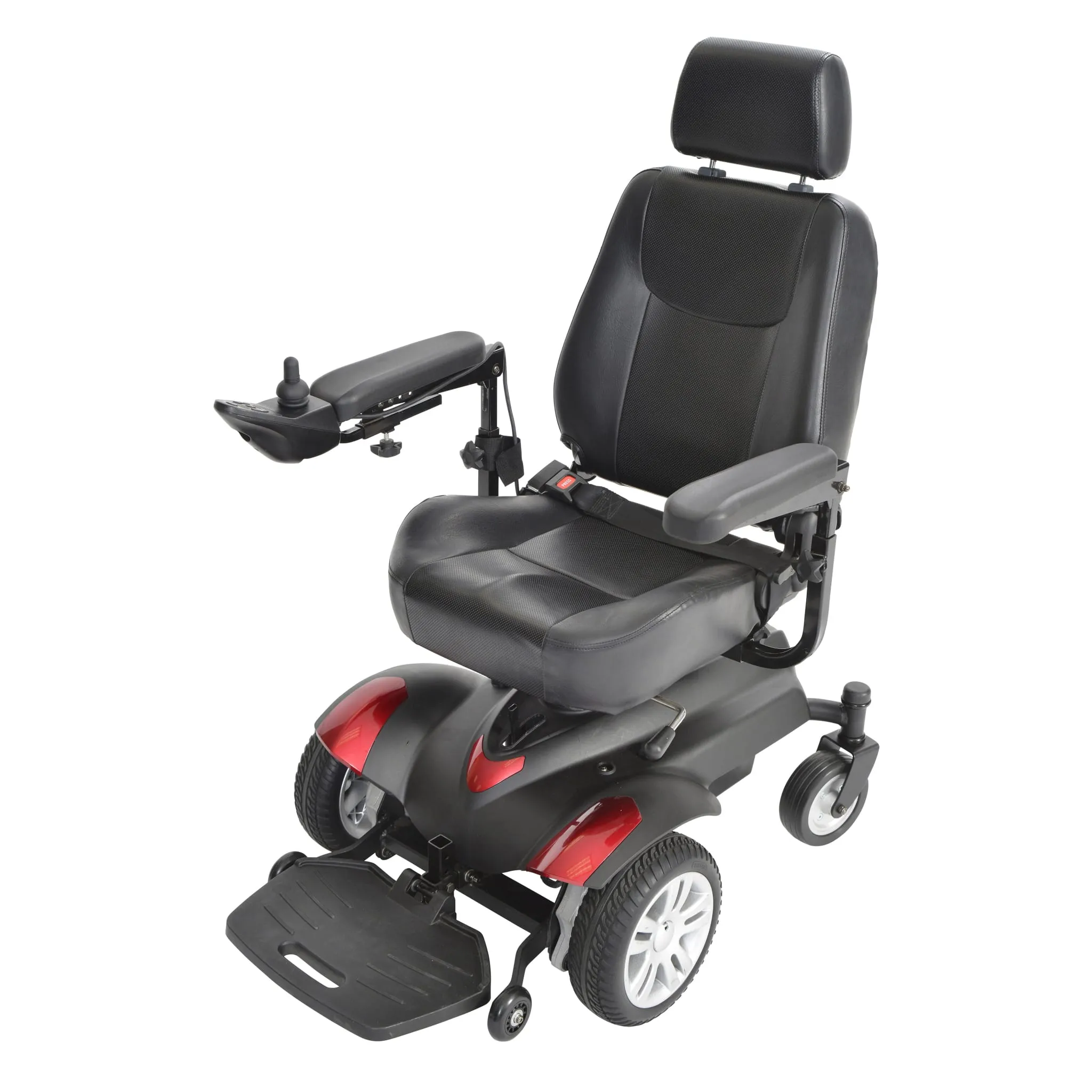 Titan X16 Front Wheel Power Wheelchair, Full Back Captain&apos;s Seat, 16" x 16"