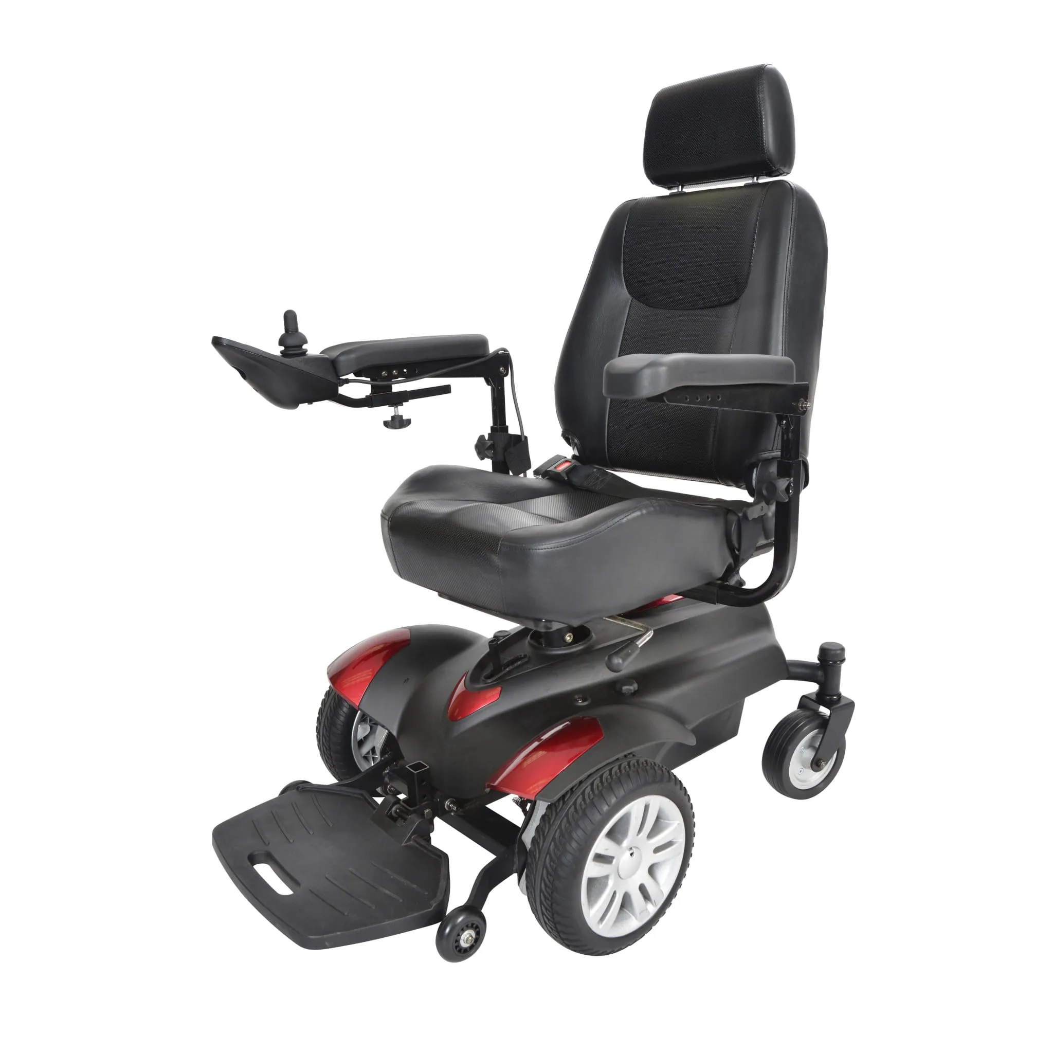 Titan X16 Front Wheel Power Wheelchair, Full Back Captain&apos;s Seat, 20" x 18"
