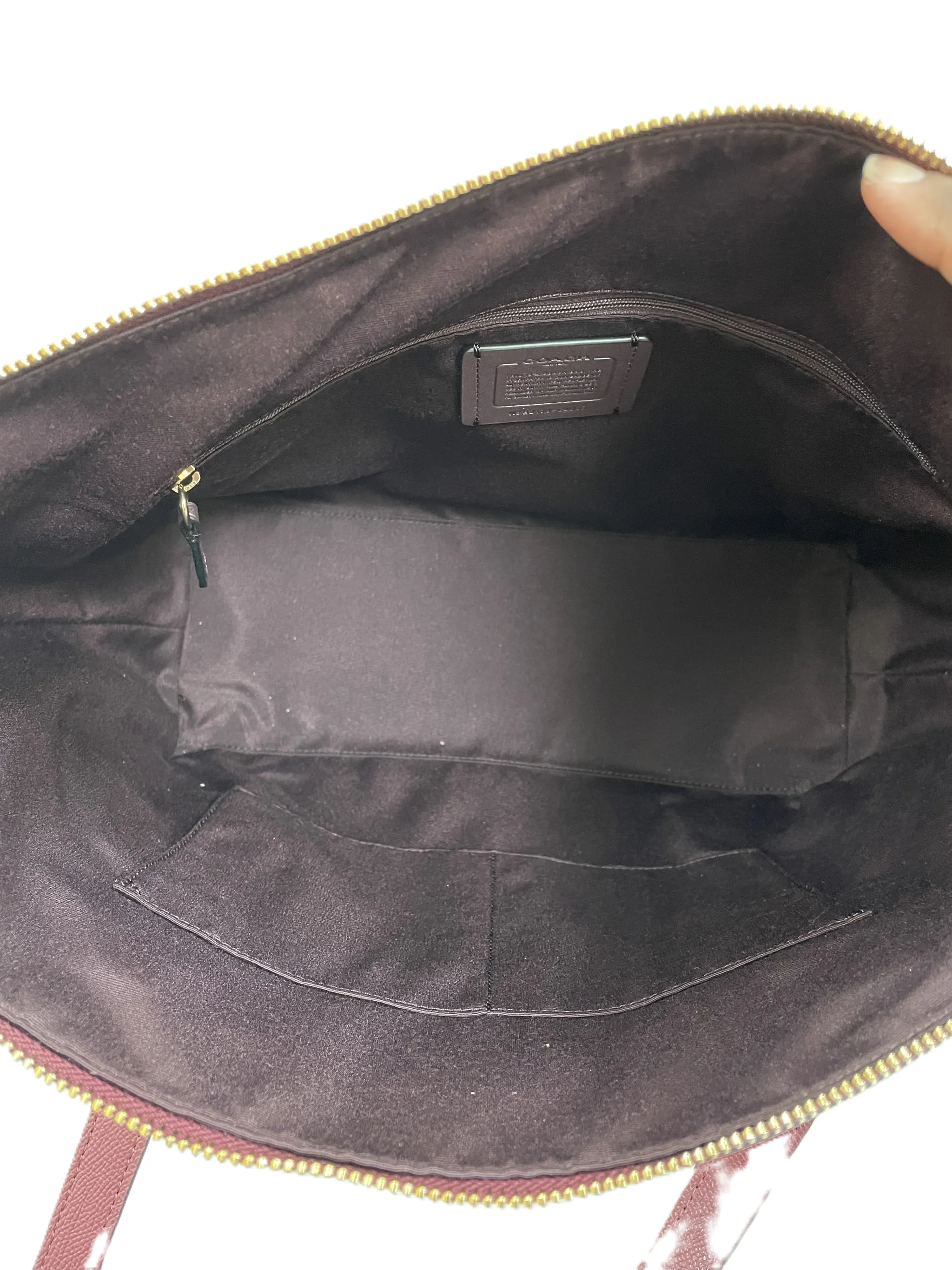 Tote Designer By Coach, Size: Large