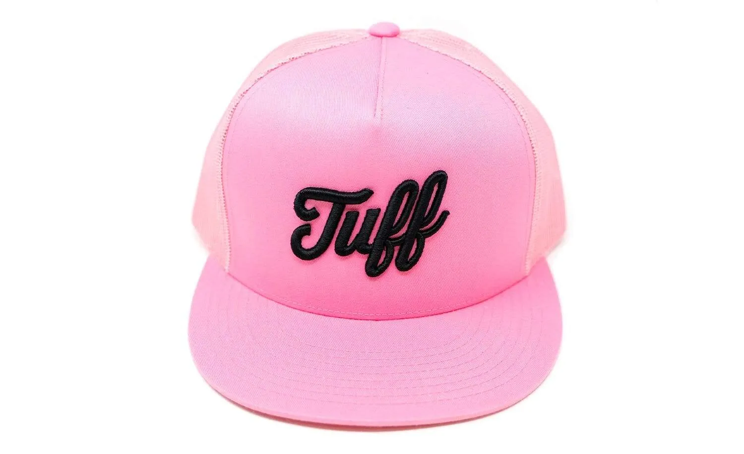 TUFF Script Pink Trucker Snapback
