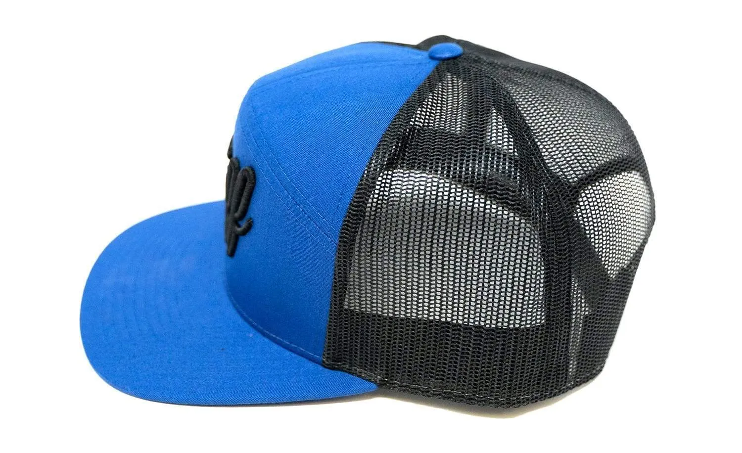 TUFF Script Royal Blue Trucker Snapback